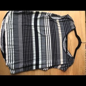 Strip sleeveless top